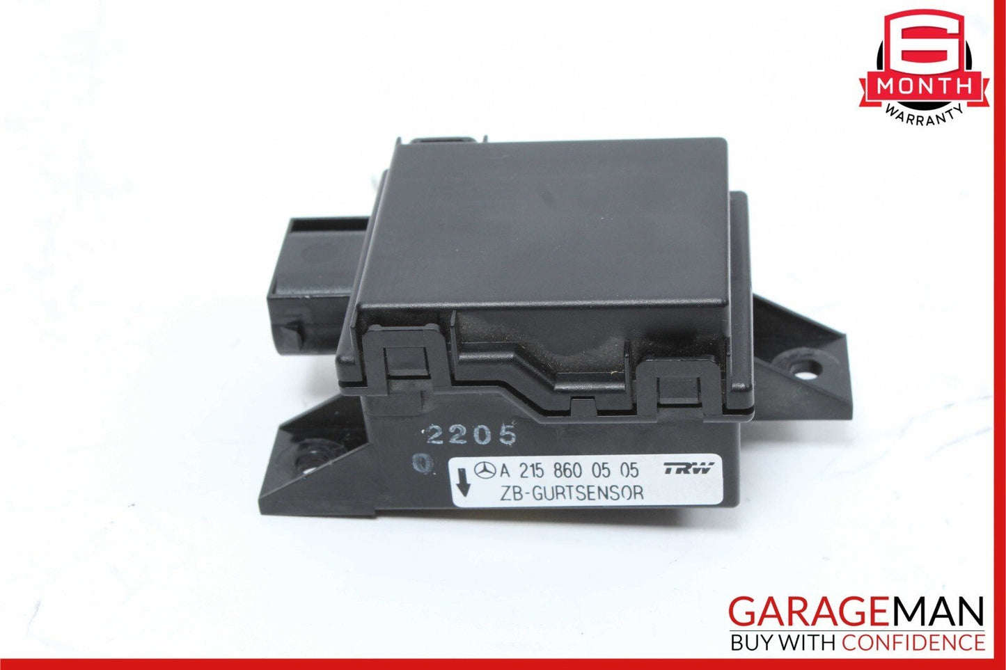 00-14 Mercedes R230 SL500 CL55 AMG Seat Belt Tension Sensor 2158600505 OEM