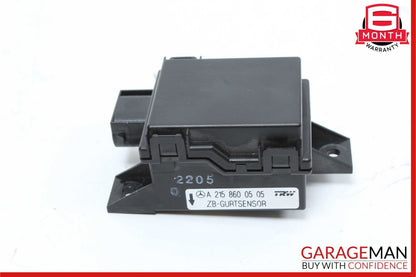 00-14 Mercedes R230 SL500 CL55 AMG Seat Belt Tension Sensor 2158600505 OEM
