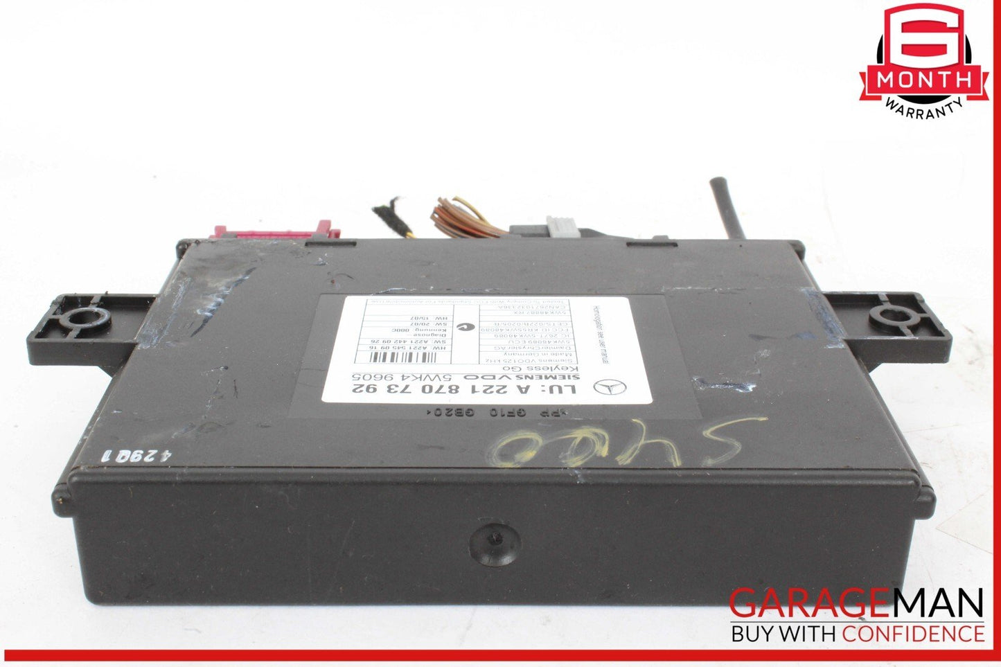 07-13 Mercedes W221 S400 Hybrid Door Keyless Go Control Module 2218707392 OEM