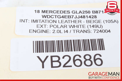 12-20 Mercedes X156 GLA250 SL550 E250 Keyless Go Entry Control Module Unit OEM