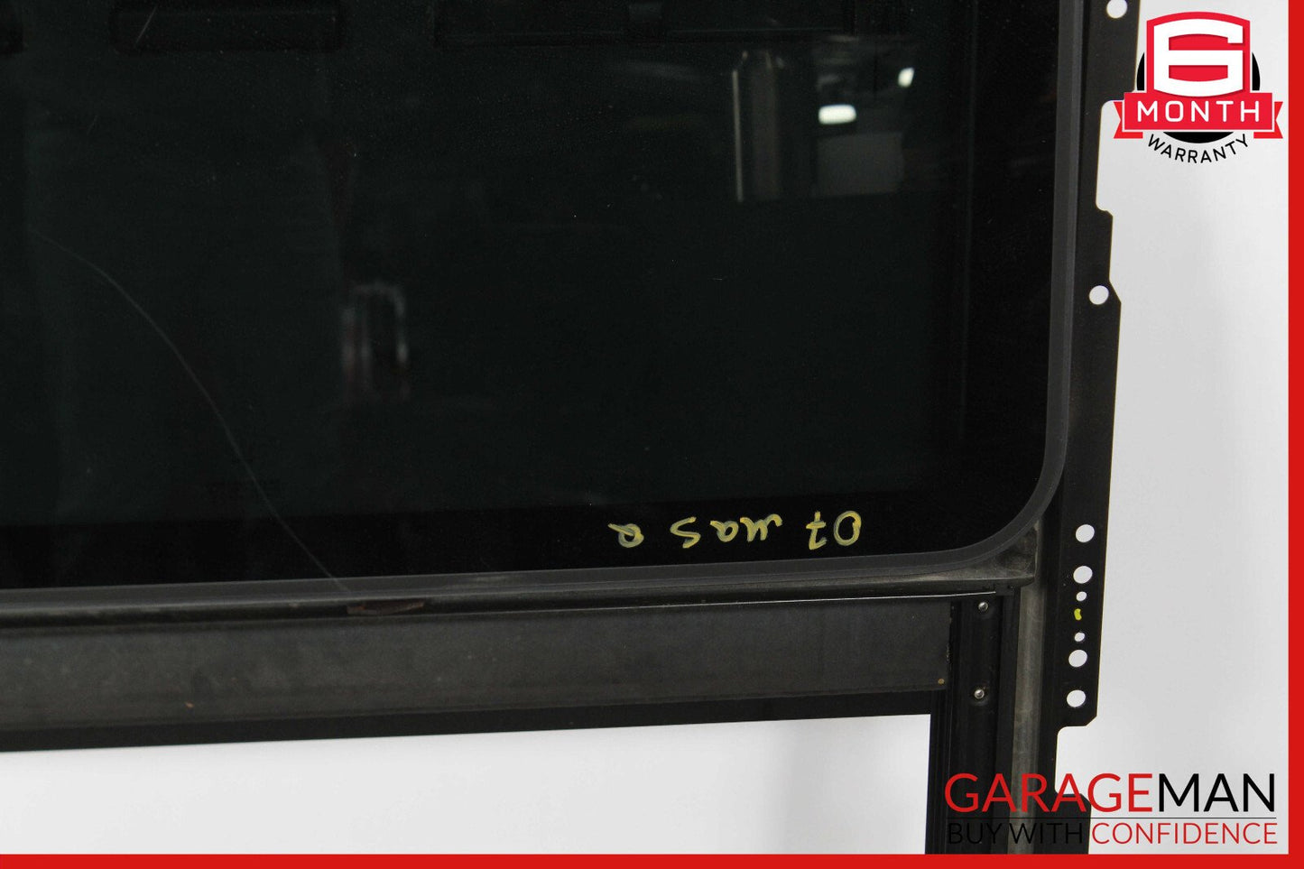 03-13 Maserati Quattroporte M139 Sunroof Guide Rail Frame Glass Track w/ Shade