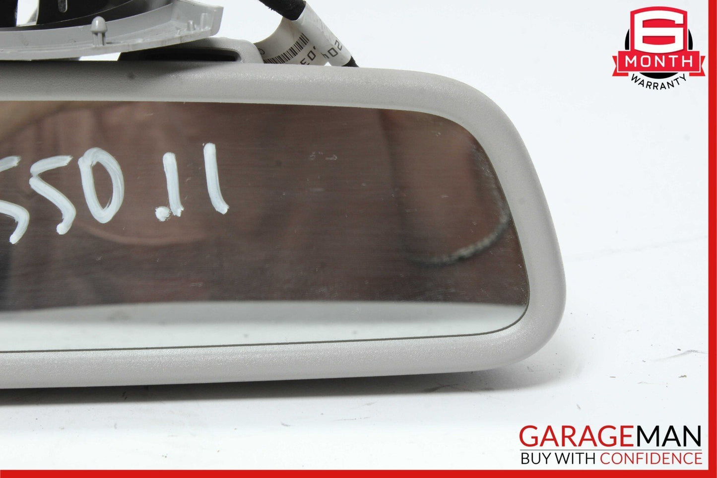 10-13 Mercedes W207 E550 Interior Top Upper Rear View Mirror Assembly Grey OEM