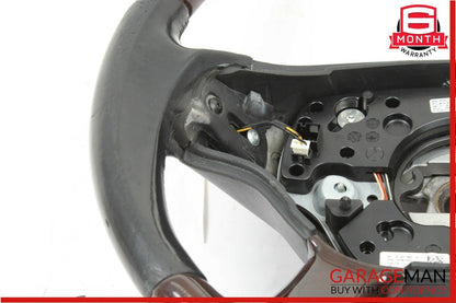 07-10 Mercedes S550 CL550 4 Spoke Steering Wheel w/ Paddle Shifters Black Wood
