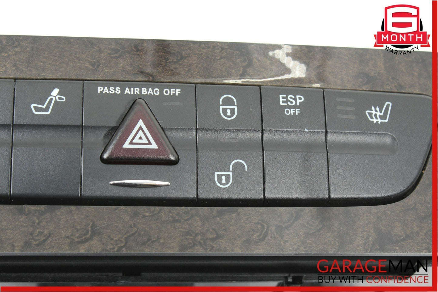 03-09 Mercedes W211 E550 E55 AMG CLS550 Hazard Light Door Lock Control Switch