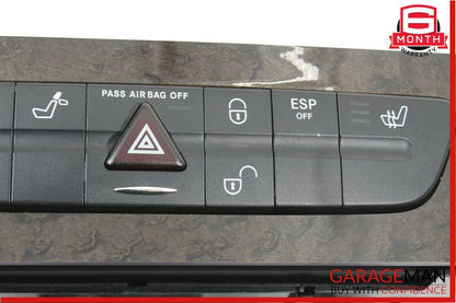03-09 Mercedes W211 E550 E55 AMG CLS550 Hazard Light Door Lock Control Switch