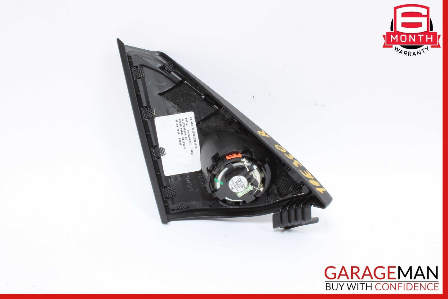 10-16 Mercedes W212 E350 Front Right Side Door Panel Tweeter Speaker Cover Black