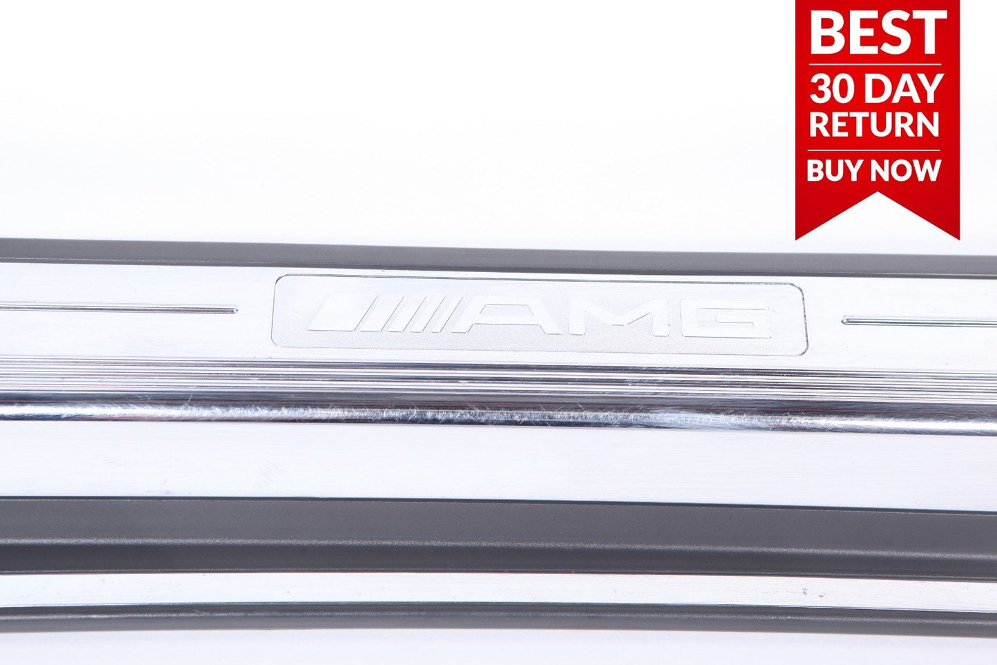03-06 MERCEDES W220 S55 AMG FRONT RIGHT DOOR SILL SCUFF PLATE A90 OEM