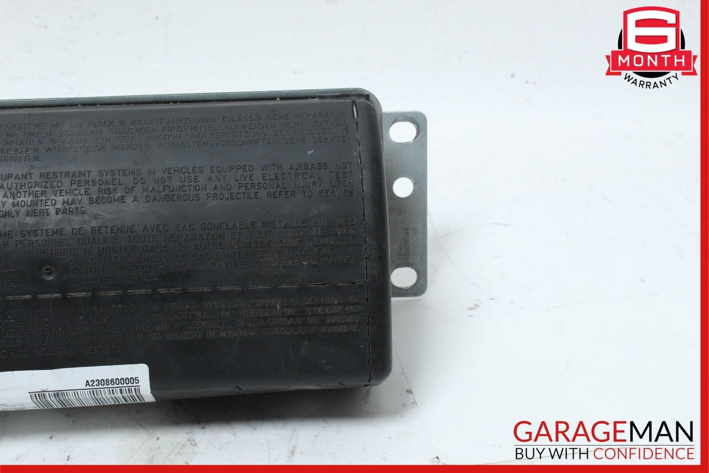 03-12 Mercedes R230 SL500 SL600 SL65 AMG Front Side Side Dash Airbag Air Bag