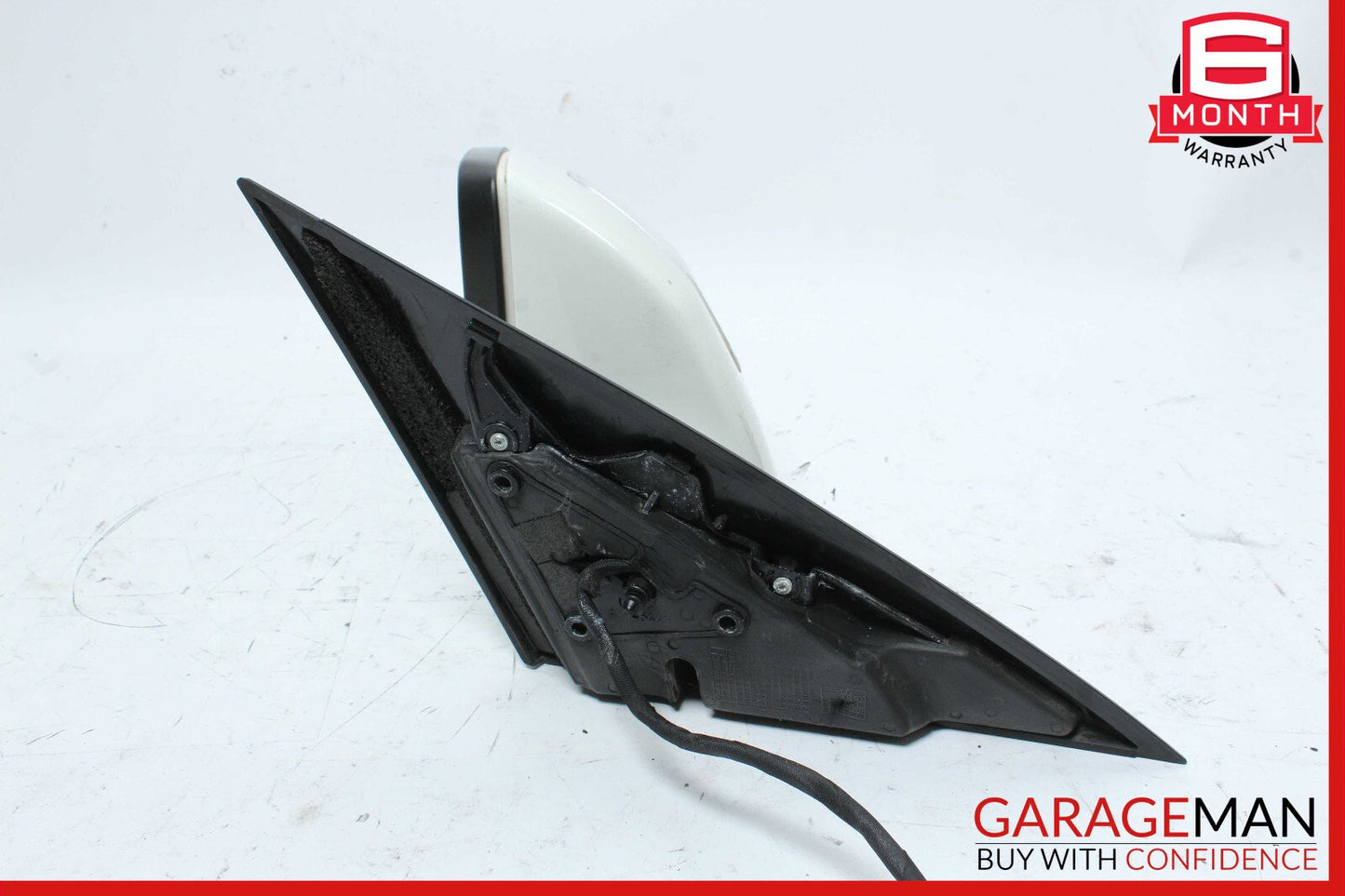 08-09 Mercedes W204 C300 Front Left Side Mirror Door Rear View White OEM