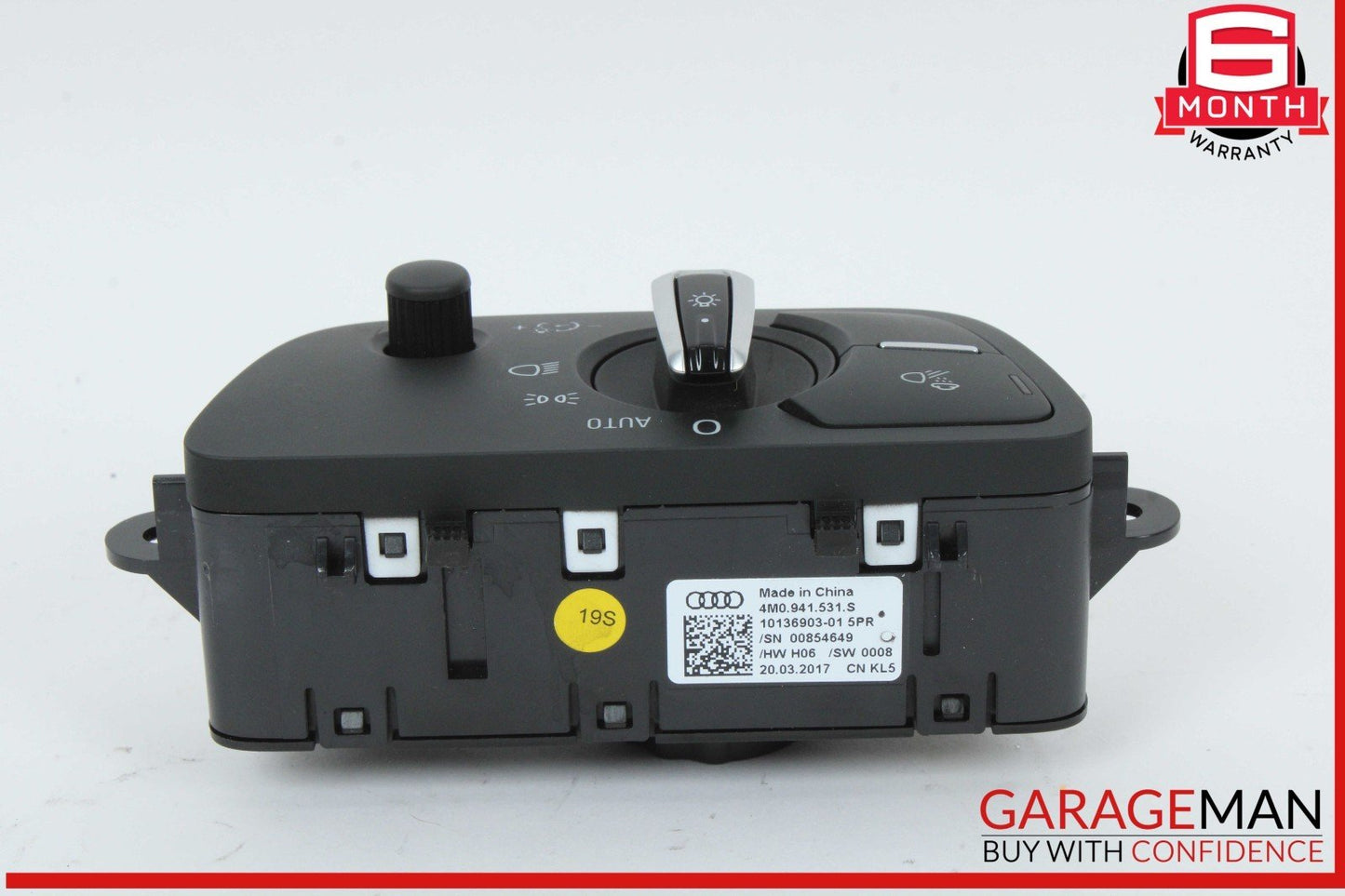 2018-2024 Audi A5 Headlight Head Lamp Control Control Switch4M0941531S Genuine