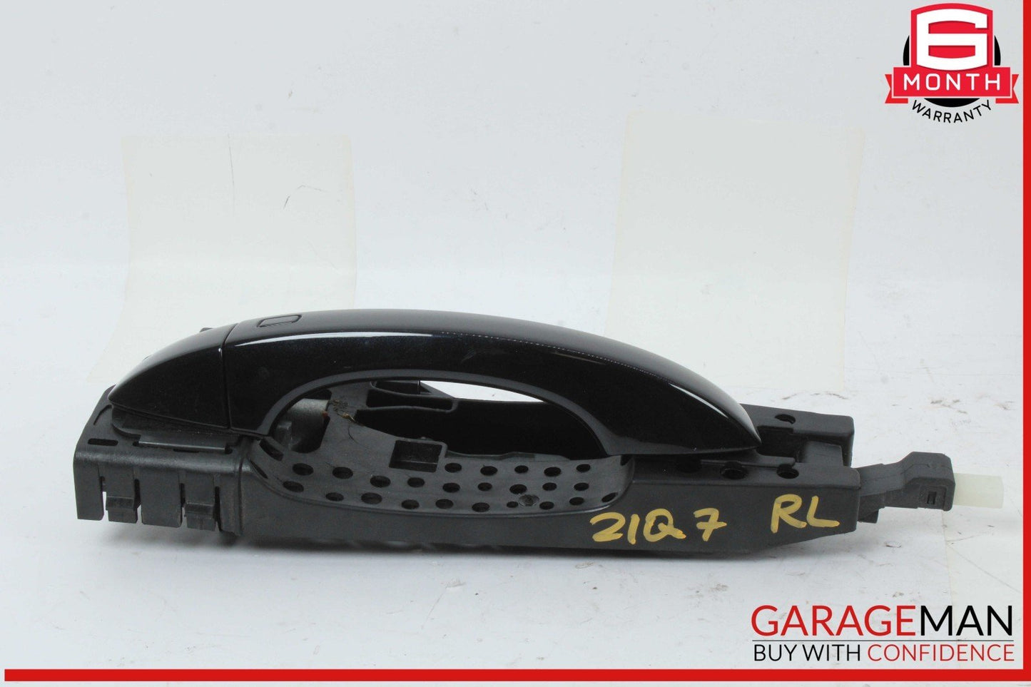 17-24 Audi Q7 Rear Left Driver Side Exterior Door Handle Black 4M0837885 OEM