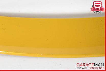 17-21 Mercedes C190 AMG GT Rear Tailgate Boot Lid Spoiler Cover Panel Yellow OEM