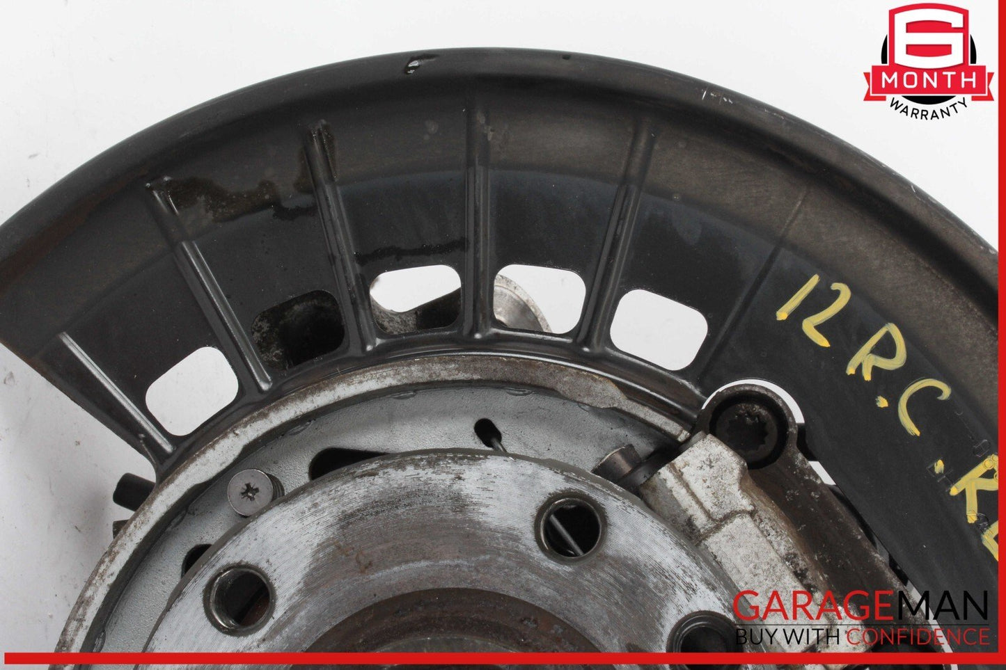 11-14 Porsche Cayenne S 958 Rear Left Side Driver Knuckle Spindle OEM