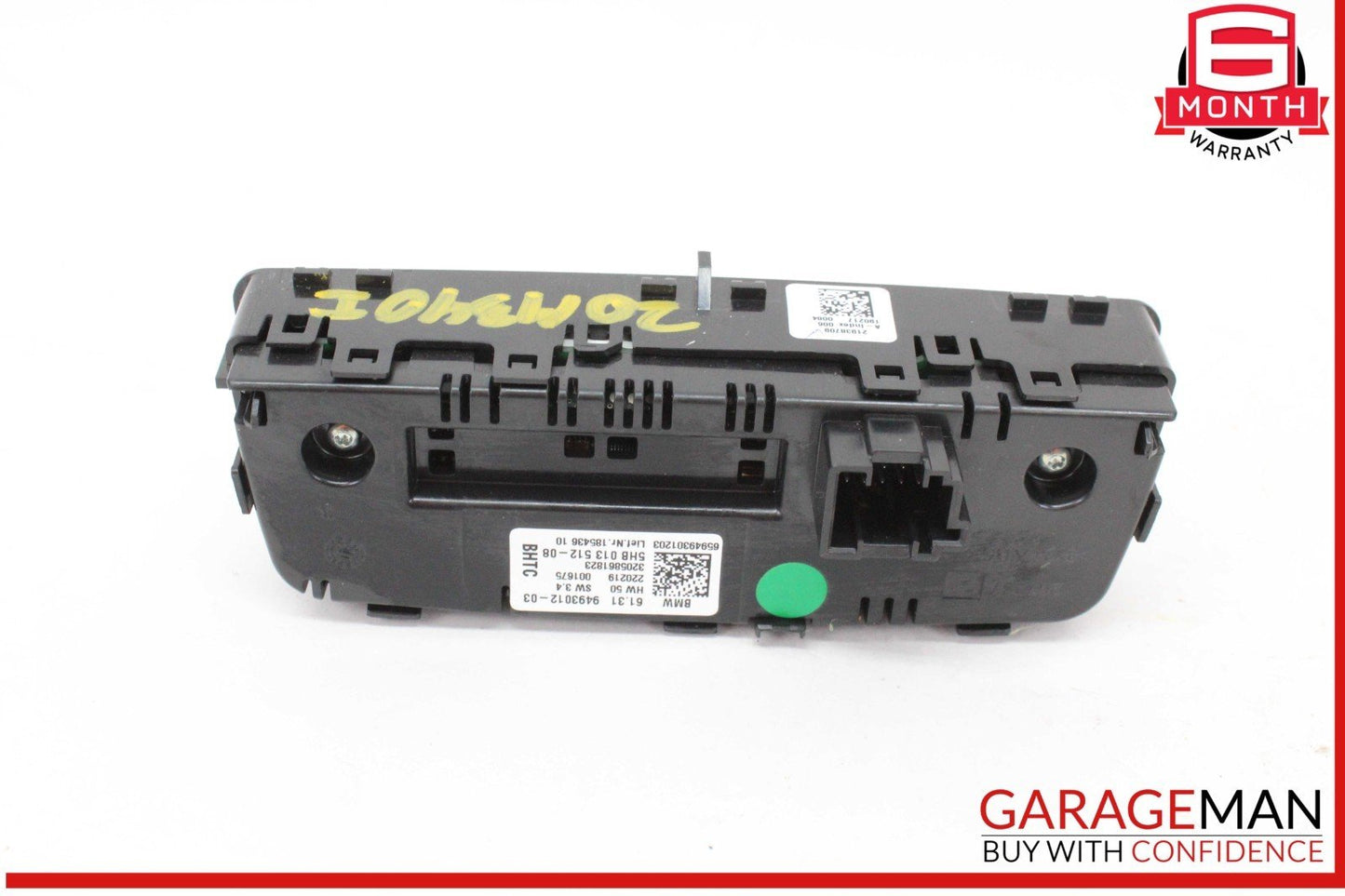19-24 BMW M340i 330i 330e G20 Rear Center AC Temperature Climate Control Panel