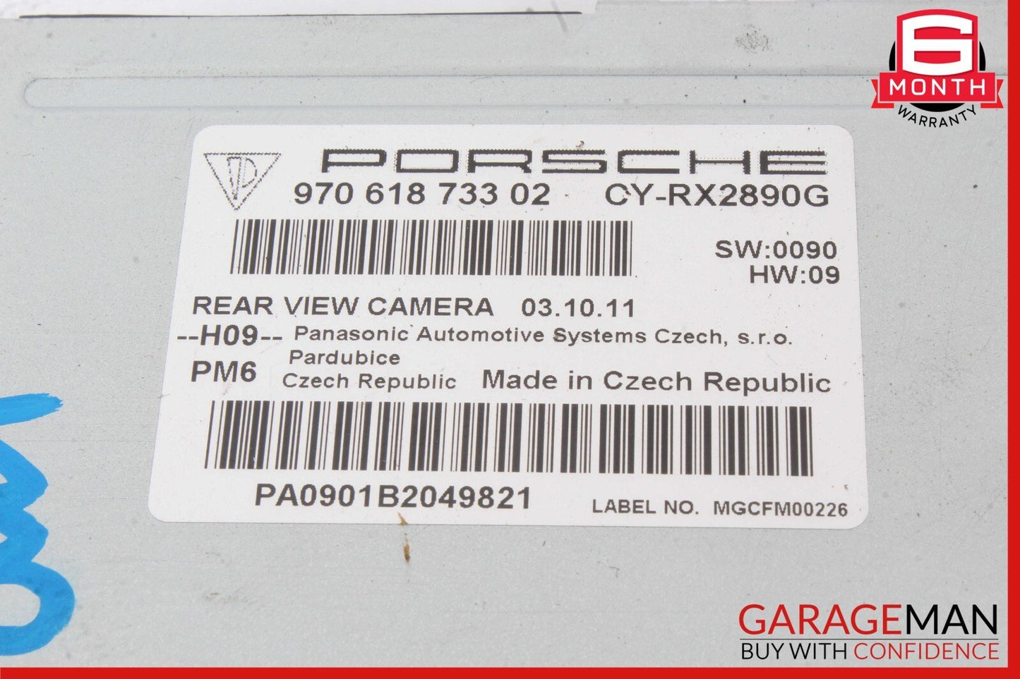 10-13 Porsche Panamera 970 Rear View Backup Camera Control Module Unit OEM