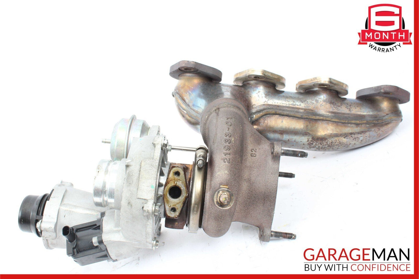 12-15 Mercedes C250 SLK250 1.8L M271 Turbo Turbocharger Manifold Assembly
