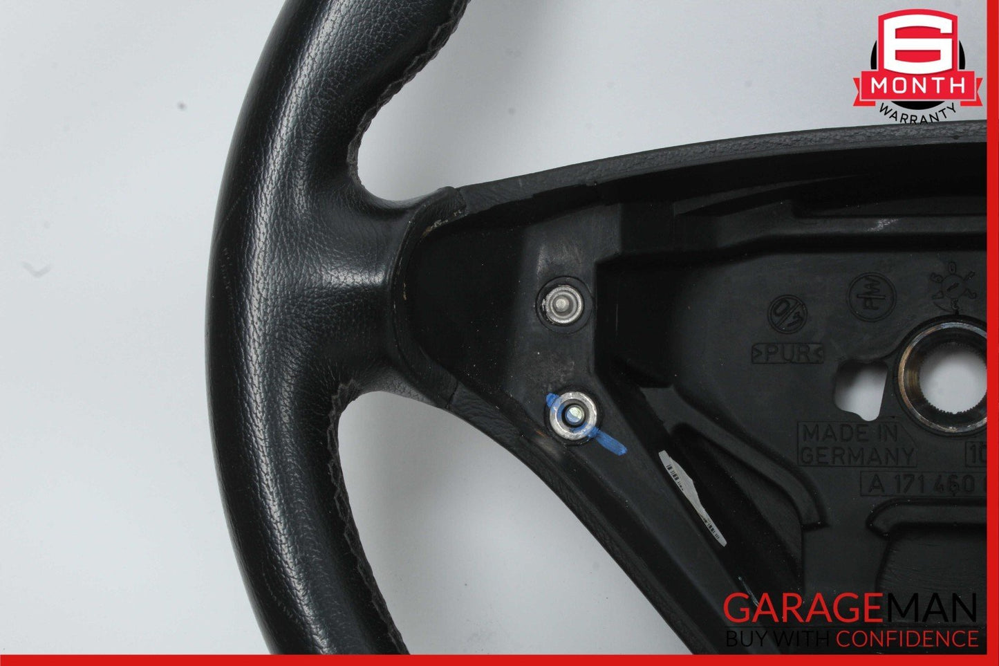 05-08 Mercedes W203 C230 SLK280 Sport 3 Spoke Steering Wheel Black OEM