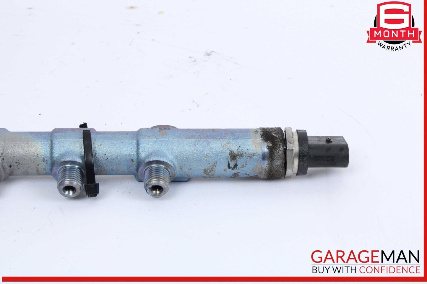 13-15 Mercedes X204 GLK250 Engine Fuel Injector Rail Bosch 6510701595 OEM