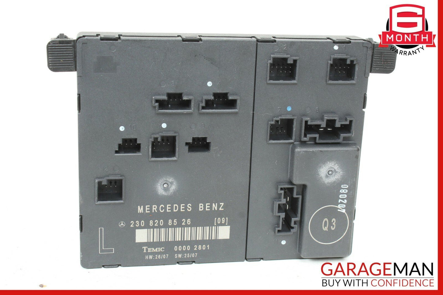 03-08 Mercedes R230 SL500 Left Driver Side Door Control Module OEM