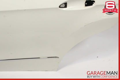 10-16 Mercedes W212 E350 Sedan Rear Left Side Door Shell Assembly Calcite White