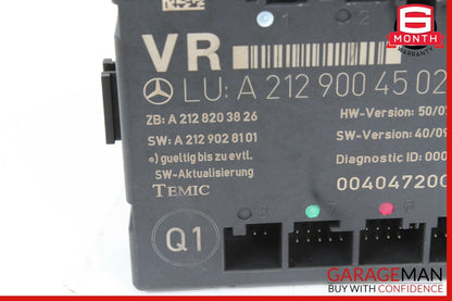 08-18 Mercedes C250 SLK350 E350 Front Right Passenger Side Door Control Module