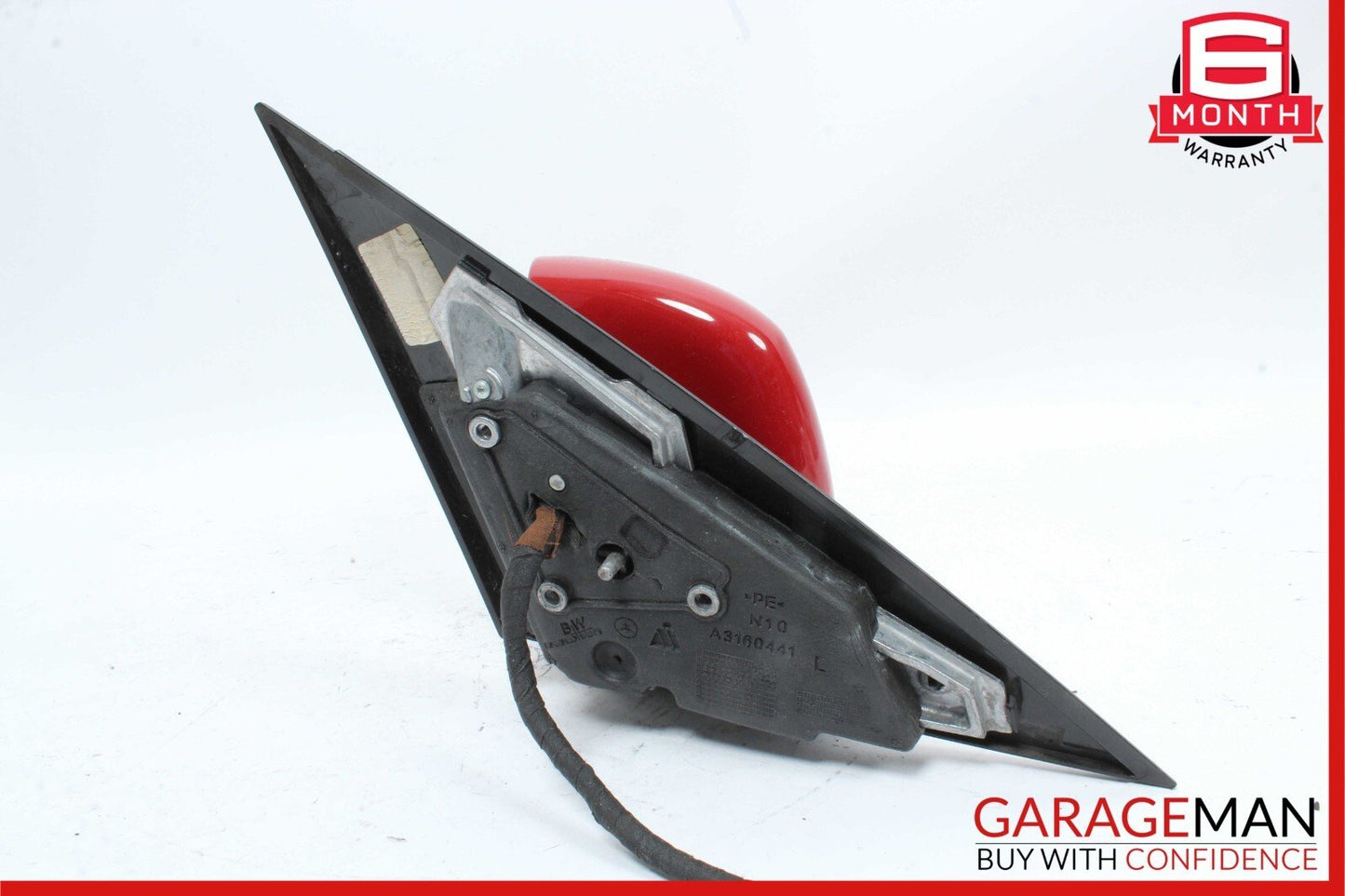12-14 Mercedes W204 C250 C300 C350 Front Left Side Mirror Door Rear View Red OEM