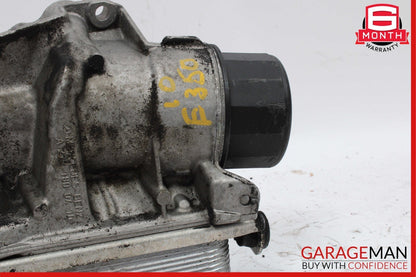 05-13 Mercedes W164 ML350 E350 M272 Engine Oil Filter Cooler Housing 2721800410