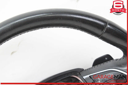 11-18 Audi A8 Front Left Side Multifunction Steering Wheel w/ Paddle Shifters