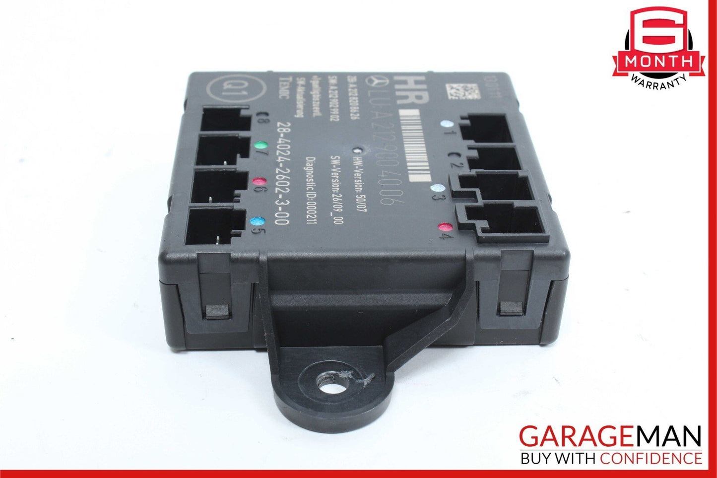 08-18 Mercedes W204 C300 GLK350 E350 Rear Right Side Door Control Module Unit