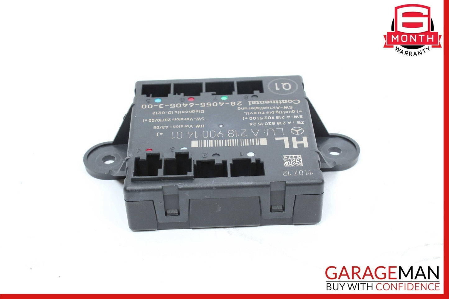 08-18 Mercedes W204 C250 Rear Left Side Door Control Module 2189001401 OEM
