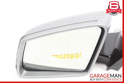 10-13 Mercedes W212 E550 Front Left Driver Side Door Rear View Mirror Silver