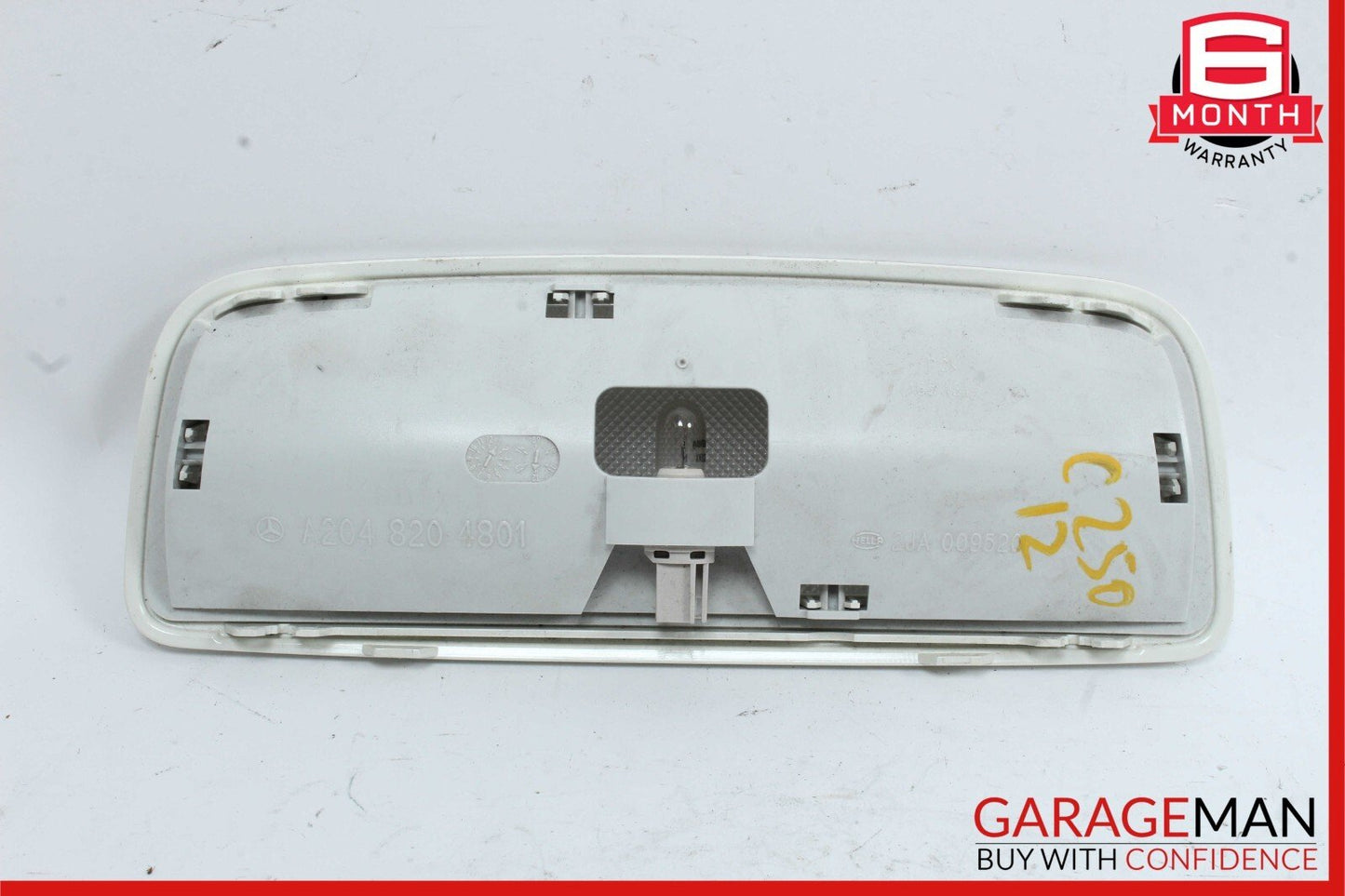 08-17 Mercedes C250 E400 GLK350 Rear Overhead Dome Light Lamp Reading Map