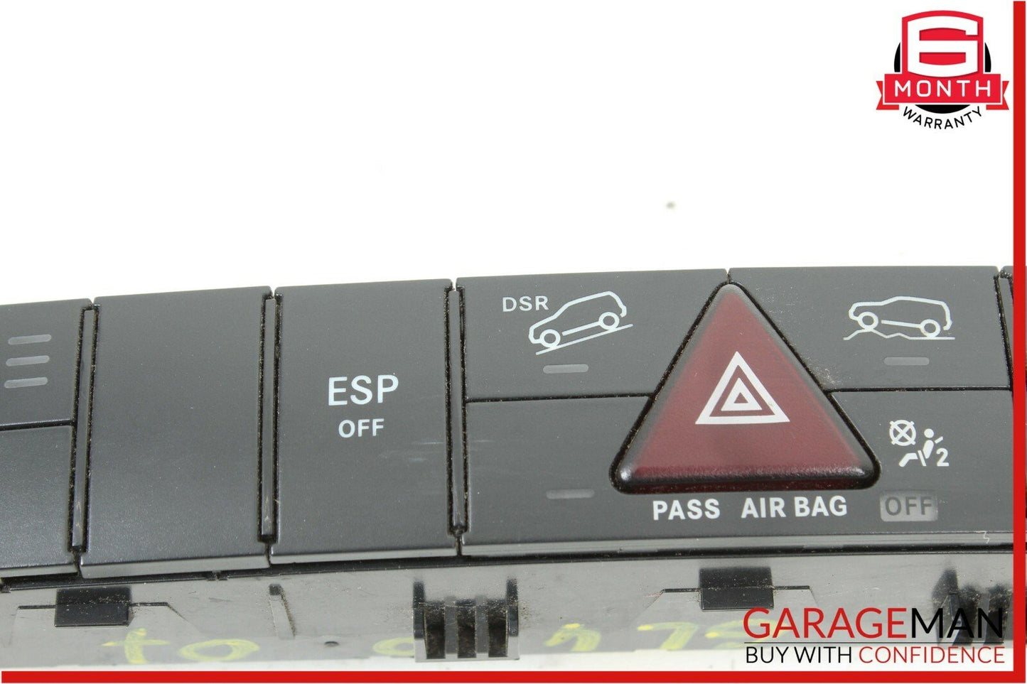 06-12 Mercedes X164 GL450 ML450 Hazard Light Switch Control Panel 1648709210 OEM