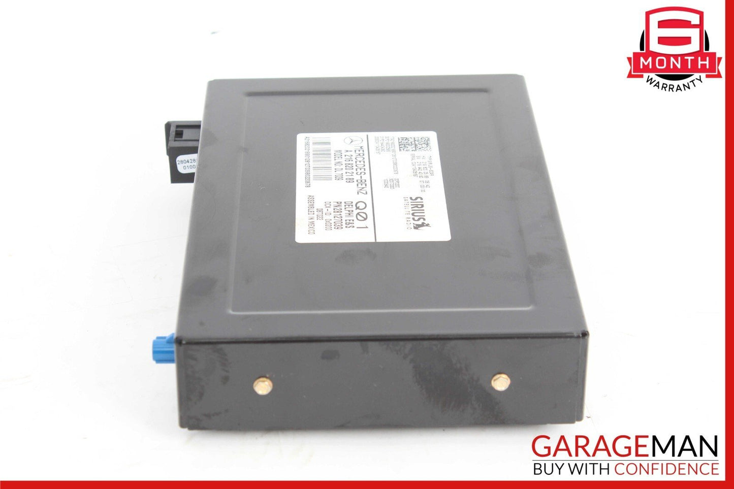 07-14 Mercedes-Benz SL550 R230 Sirius Satellite Radio Receiver 2168202189 Genuine