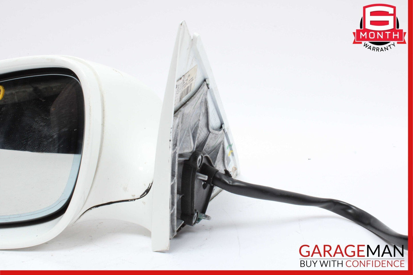 07-09 Mercedes W221 S550 S600 Front Left Driver Side Mirror Door Rear View White