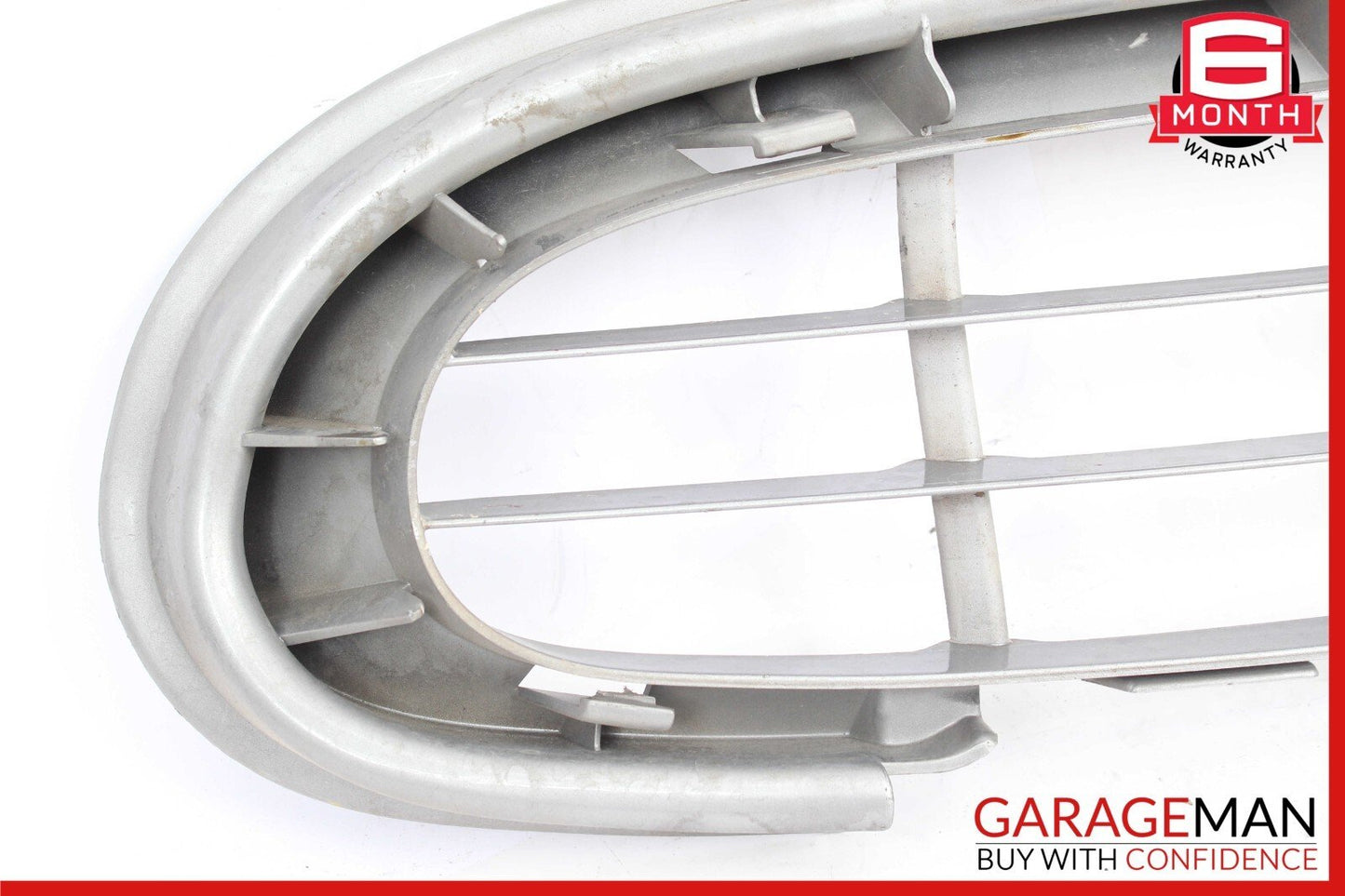 97-02 Porsche Boxster 986 Front Left Side Bumper Grille Mesh Cover Trim Silver