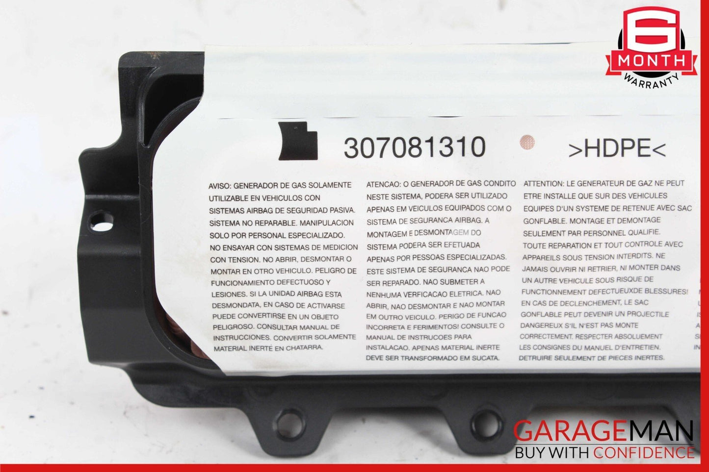 12-20 Mercede R172 SLK250 SLC43 Glove Box Passenger Knee Airbag Air Bag OEM