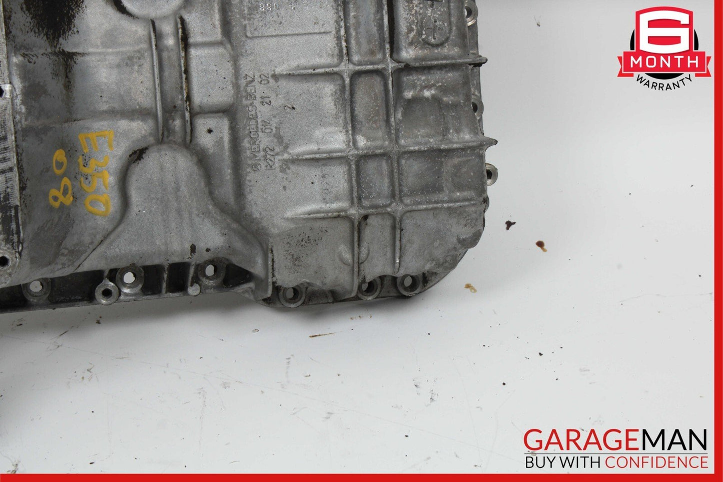05-11 Mercedes W211 E350 C350 Engine Upper Oil Sump Baffle Pan 2720142102 OEM