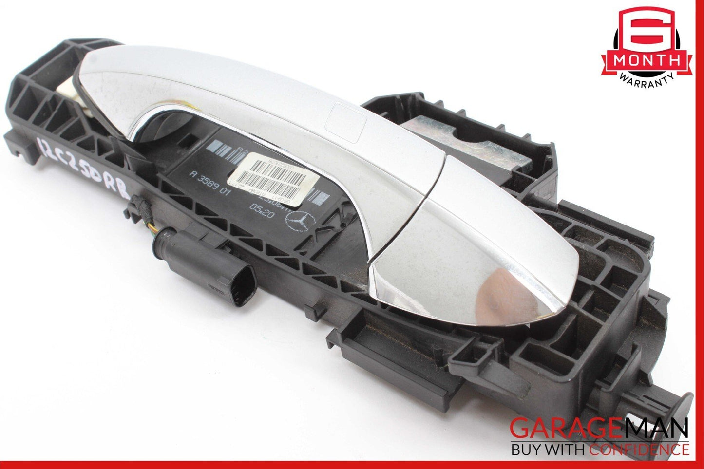 12-14 Mercedes W204 C250 C350 Right Side Keyless Go Exterior Door Handle Silver