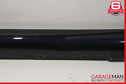 08-14 Mercedes W204 C250 AMG Sport Left Side Skirt Panel Rocker Moulding Blue