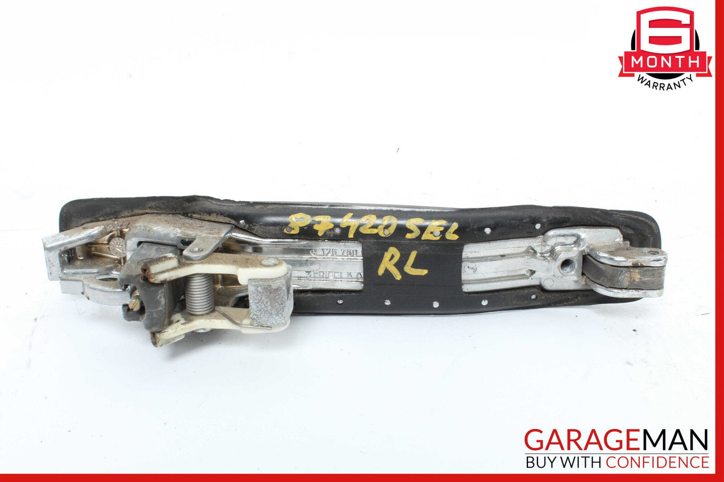 86-91 Mercedes W126 420SEL Rear Left Side Exterior Door Handle OEM