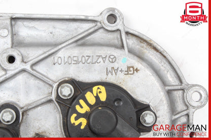 06-13 Mercedes W221 S400 E350 Front Right Engine Timing Chain Cover Plate OEM