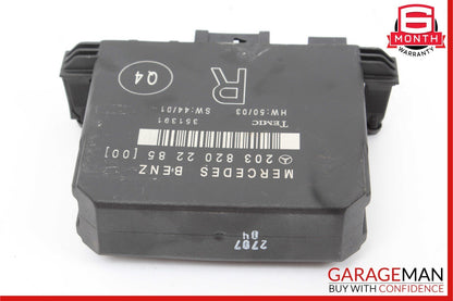 01-07 Mercedes W203 C55 AMG C230 Rear Right Side Door Control Module Unit OEM