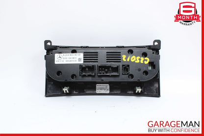 12-14 Mercedes W204 C250 C63 AC A/C Heater Climate Control Switch Trim Assembly