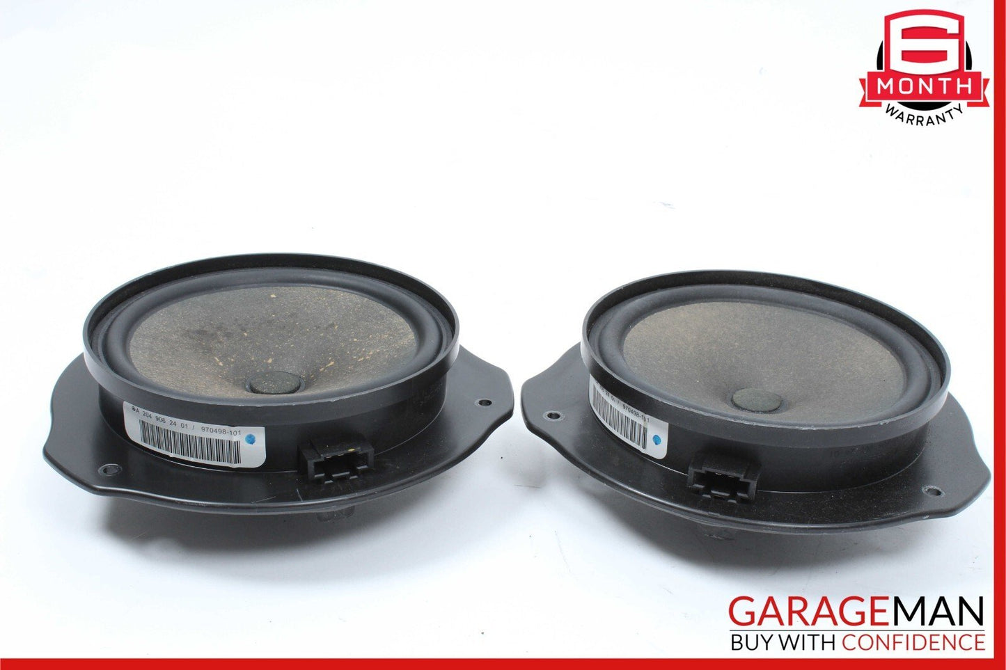 08-14 Mercedes W204 C250 Rear Right & Left Side Door Sound Audio Speakers Set