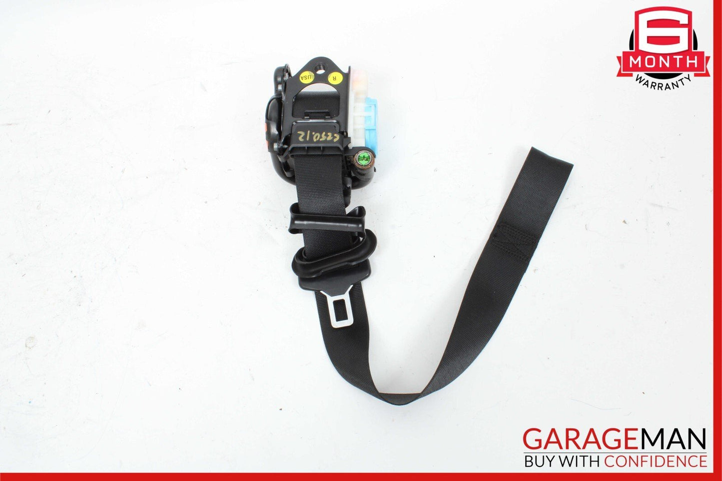 12-14 Mercedes W204 C250 C63 AMG Coupe Front Right Seat Belt Retractor Black OEM