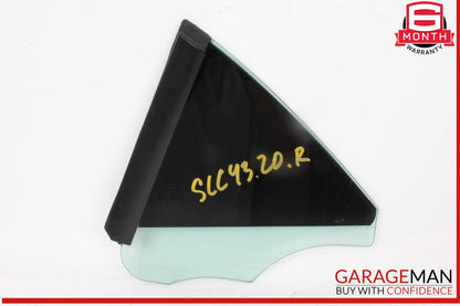 12-20 Mercedes R172 SLC43 AMG Rear Right Passenger Side Quarter Window Glass OEM