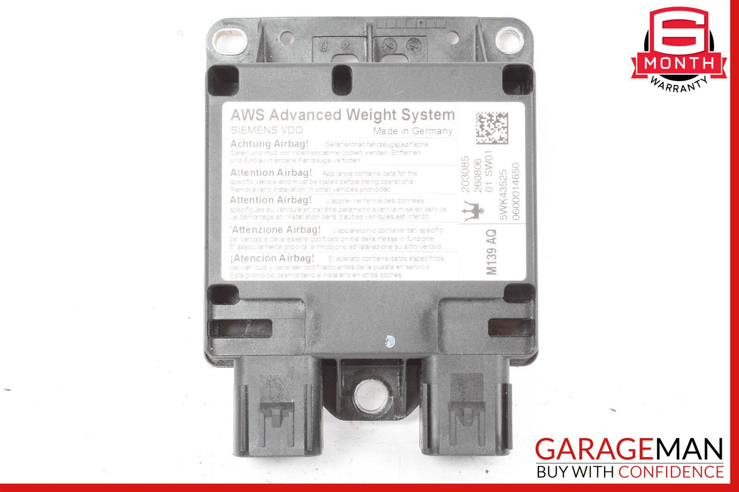 03-08 Maserati Quattroporte M139 AWS Advanced Weight System Control Module OEM