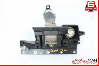 03-08 Mercedes R230 SL500 Rear Left Seat Belt Retractor Luggage w/Speaker OEM