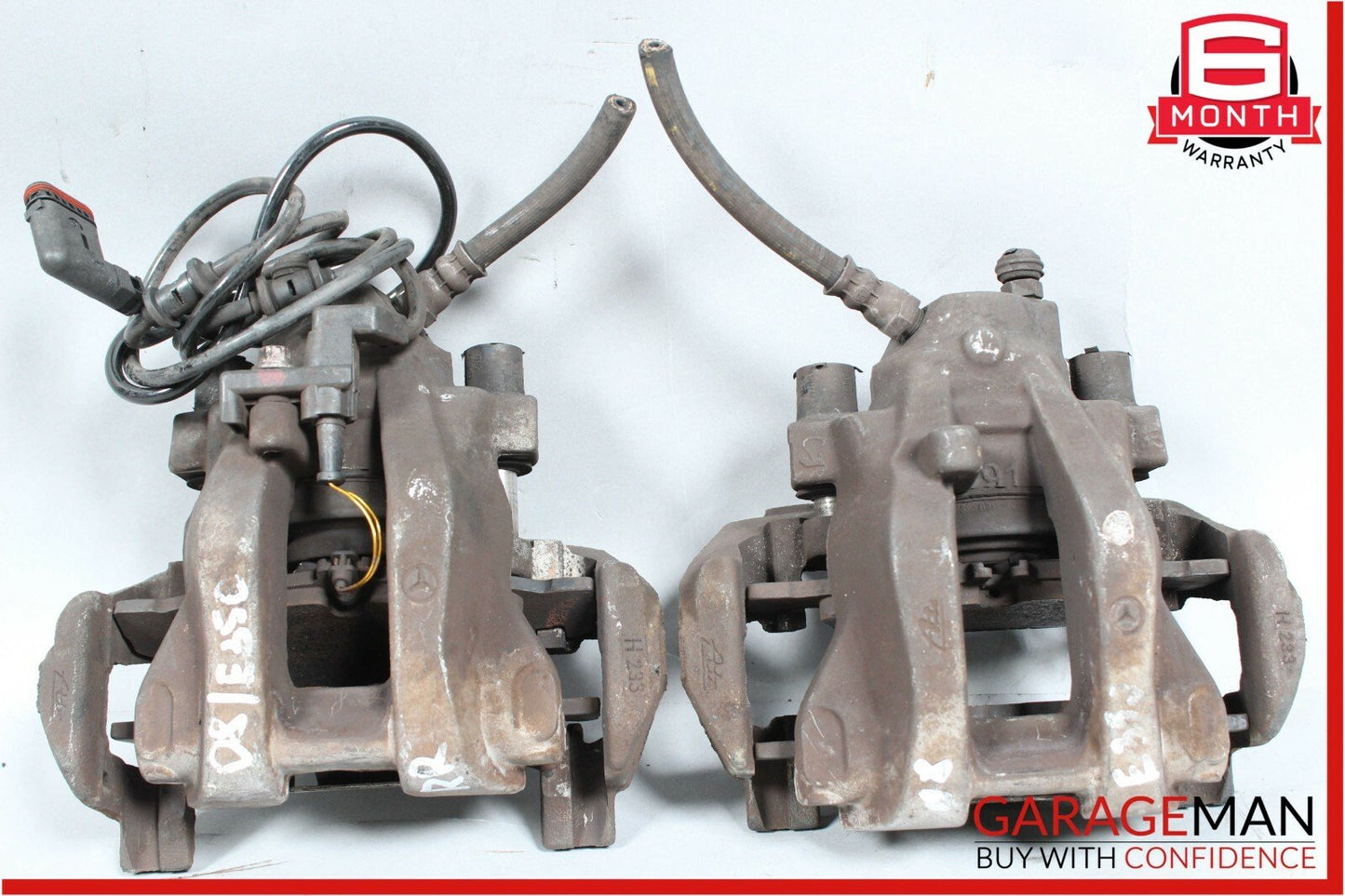 06-11 Mercedes W219 CLS350 E350 Rear Left & Right Brake Caliper Calipers Set OEM